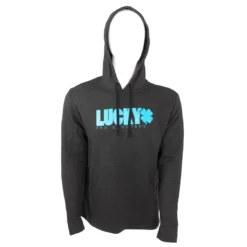 Lucky Solid Logo Hoodie - Charcoal