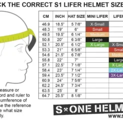 Scooter Rider Shop -Scooter Rider Shop S1helmetsizeguide