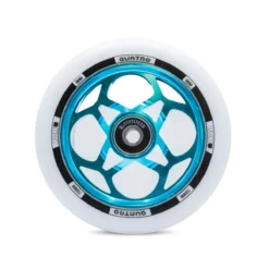 Quatro 110mm Pro Scooter Wheel -Scooter Rider Shop Teal White scaled