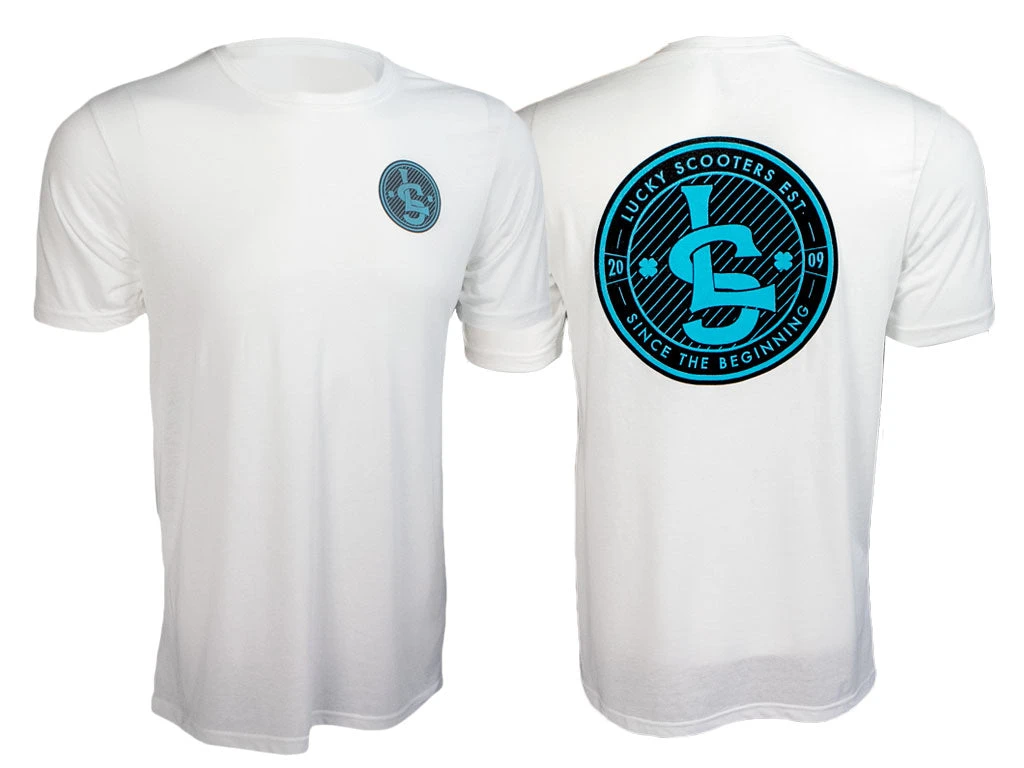 Lucky Since The Beginning T-Shirt ~ White 1 Lucky Since The Beginning T-Shirt ~ White