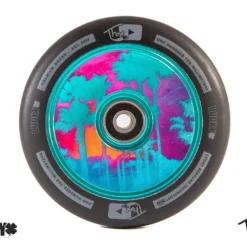 Teal - TFOX Sig - LUNAR™ Pro Scooter Wheel 110mm